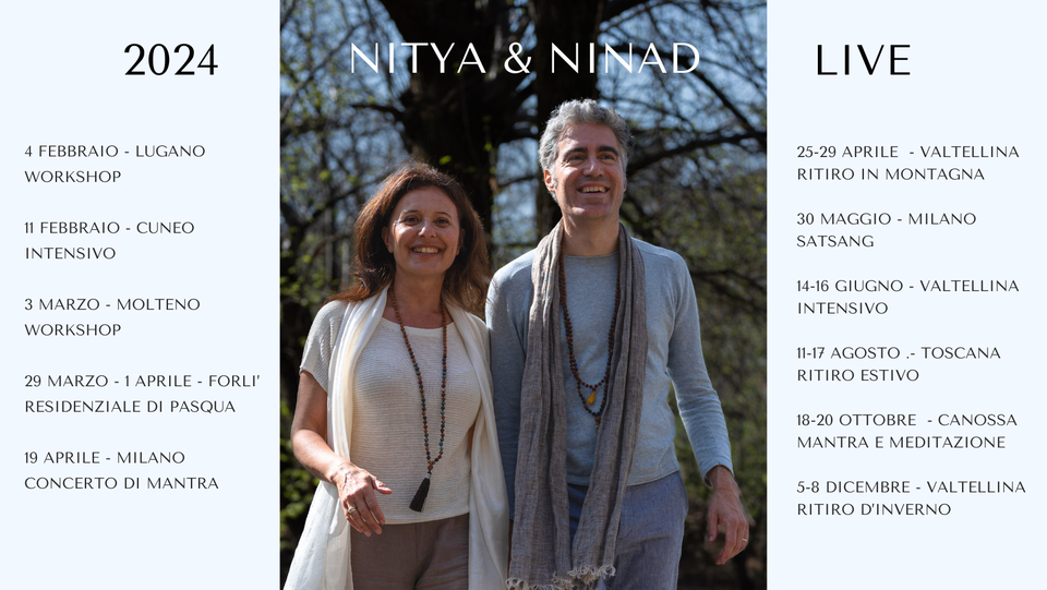 Eventi 2024 con Nitya & Ninad